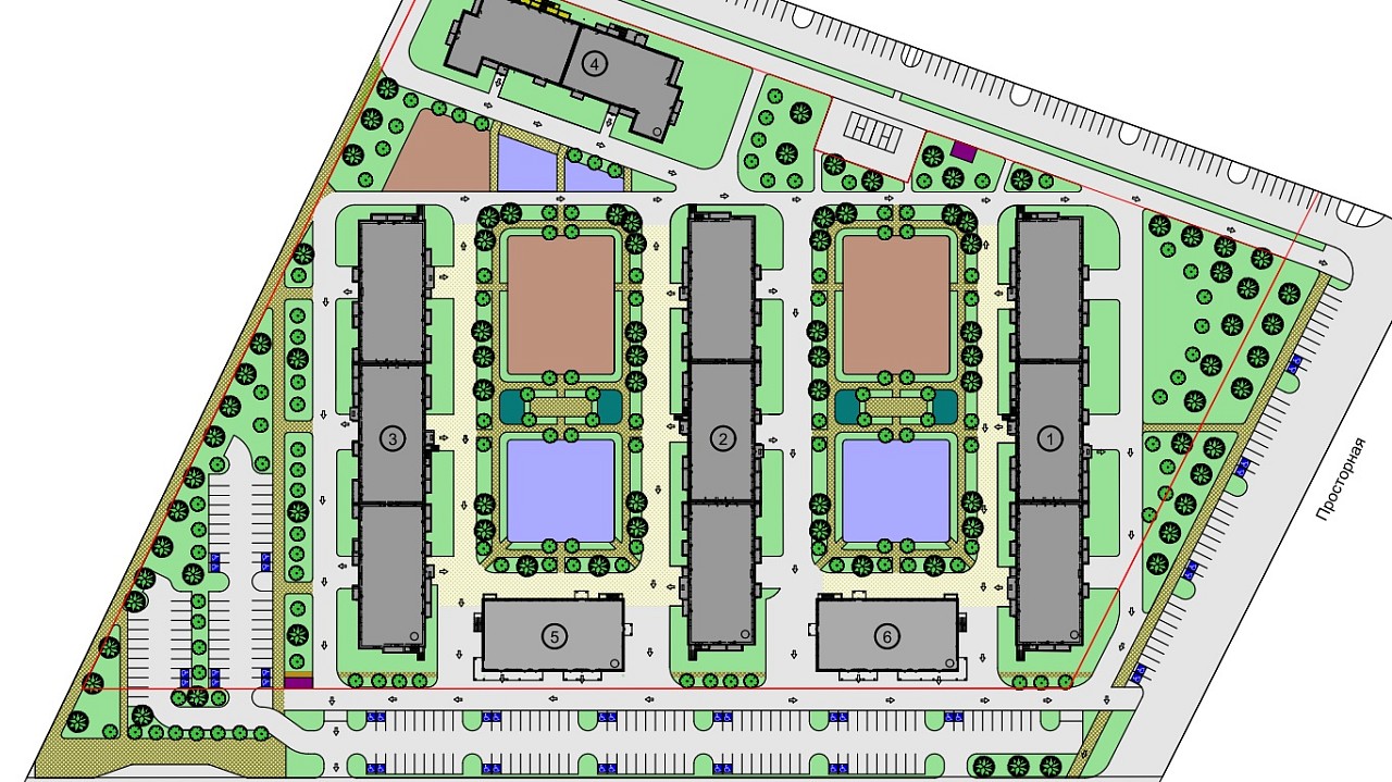 В проекте нового барнаульского ЖК все зеленые зоны заменили на парковки 